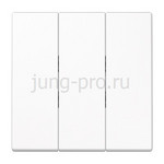 JUNG клавиша 3-ая для трёхклавишного выключателя белый LS990, JUNG