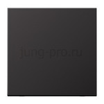 Выключатель одноклавишный перекрестный Jung Eco Profi (вкл/выкл с 3-х мест), 10А/250В черный матовый, JUNG