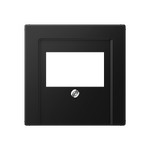 JUNG A Flow/A 550 Черный матовый Накладка на USB зарядные устройства и TAE-розетки с видимым винтом, Jung