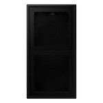 Коробка двойная для накладного монтажа Jung LS 990 черный матовый, Jung