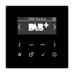 Смарт радио JUNG DAB+, черный глянцевый, Jung
