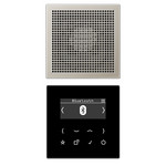 Смарт радио JUNG DAB+Bluetooth моно, черный глянцевый, динамик нержавеющая сталь, Jung