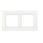 Рамка двойная JUNG Eco Profi Deco, белый матовый, JUNG